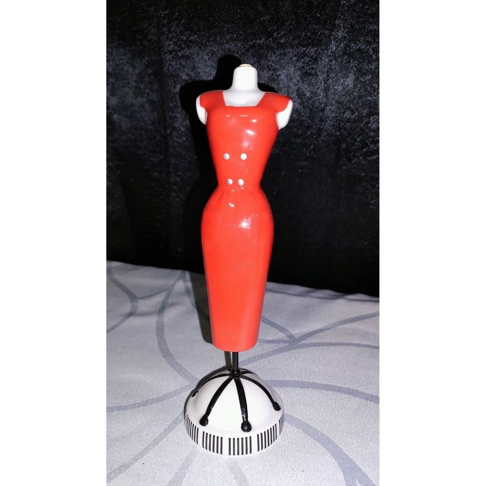 Mattel Barbie 45th Anniversary Red dress Form Figurine